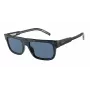 ARNETTE AN4278-120280 heren zonnebril, mat zwart frame, grijze glazen, 55 mm