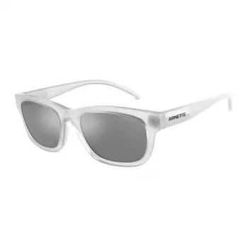 ARNETTE AN4284-27616G heren rechthoekige zonnebril matzwart grijs gespiegeld 54/18/145 mm