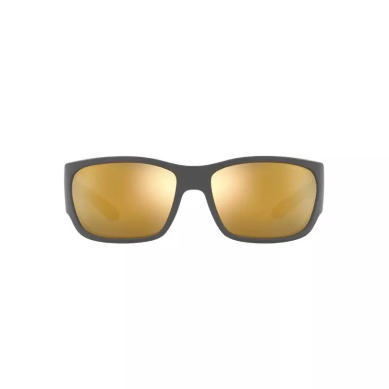 ARNETTE AN4324-28775A unisex zonnebril, mat zwart montuur, grijze glazen, 61 mm