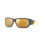 ARNETTE AN4324-28775A unisex zonnebril, mat zwart montuur, grijze glazen, 61 mm