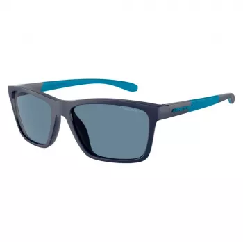 ARNETTE AN4328U27622V heren zonnebril mat zwart donkergrijs zilver gespiegeld 58mm