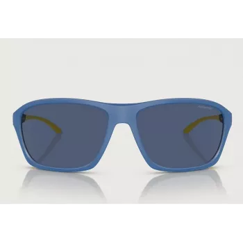 ARNETTE AN4329-290280 heren rechthoekige gepolariseerde zonnebril mat zwart/grijs 63 mm