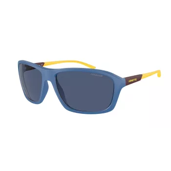 ARNETTE AN4329-290280 heren rechthoekige gepolariseerde zonnebril mat zwart/grijs 63 mm