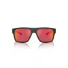 ARNETTE AN4330-27536Q rechthoekige zonnebril matzwart donkergrijs zilver gespiegeld 63mm
