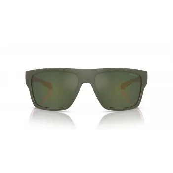 ARNETTE AN4330-28546R heren gepolariseerde zonnebril, mat zwart, grijze glazen, 63 mm