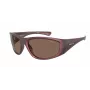 ARNETTE AN4331-292773 heren rechthoekige zonnebril mat zwart donkergrijs 64mm