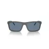 ARNETTE AN4333-29301W heren zonnebril mat zwart grijs spiegel 55 mm