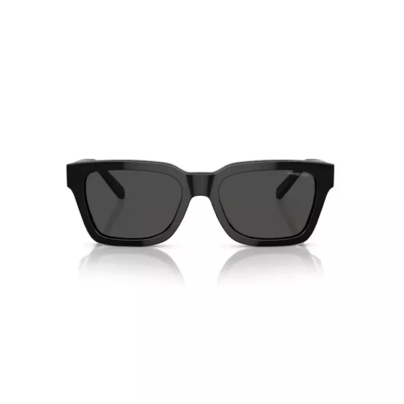 ARNETTE AN4334-121487 heren zonnebril, mat zwart montuur, grijze glazen, 64 mm