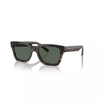 ARNETTE AN4334-122271 heren rechthoekige zonnebril mat zwart montuur donkergrijs spiegel zilver glazen 64/18/130 mm