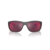 ARNETTE AN4337-28706Q heren rechthoekige zonnebril mat zwart grijs gespiegeld 63mm