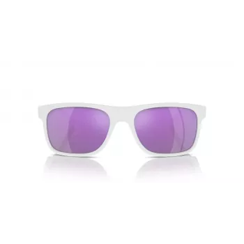 ARNETTE AN4341-27794V unisex rechthoekige zonnebril, mat zwart montuur, donkergrijze glazen, 56/18/140 mm