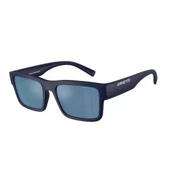 Arnette AN4344-275922 heren rechthoekige gepolariseerde zonnebril, mat zwart, 54 mm