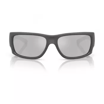 ARNETTE herenzonnebril AN4345-28706G rechthoekig mat zwart montuur grijs gespiegeld zilver glas 62mm