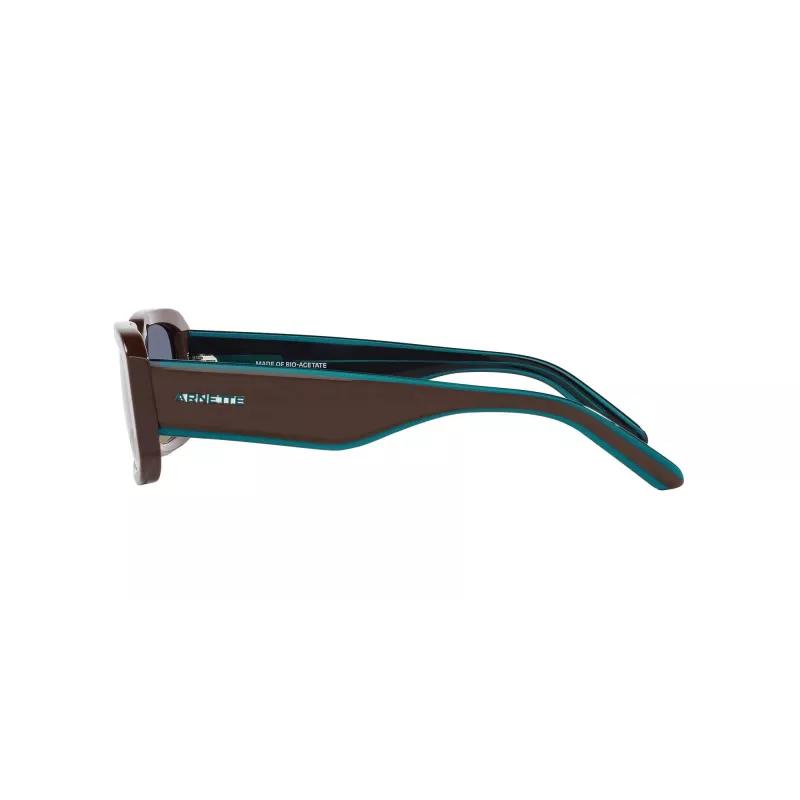 ARNETTE unisex zonnebril AN431812382W5 mat zwart dark grey mirror silver 53mm