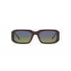 ARNETTE unisex zonnebril AN431812382W5 mat zwart dark grey mirror silver 53mm