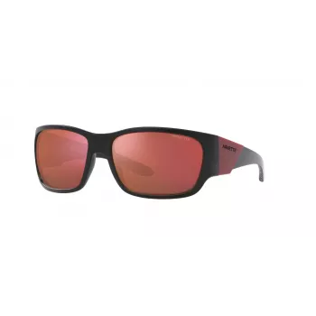 ARNETTE unisex zonnebril AN432428056Q6 - rechthoekig propionaat montuur, polycarbonaat glazen, UV400-bescherming, 60/17/125 mm