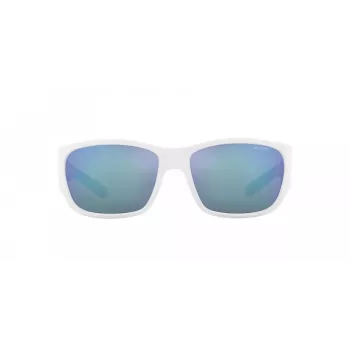 ARNETTE unisex zonnebril AN43242863Y76 - mat zwart montuur, donkergrijze gespiegelde zilveren glazen, 61 mm