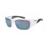 ARNETTE unisex zonnebril AN43242863Y76 - mat zwart montuur, donkergrijze gespiegelde zilveren glazen, 61 mm