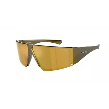 ARNETTE unisex zonnebril AN433229227P6 - mat zwart montuur, grijze gepolariseerde glazen, 69/09/130 mm