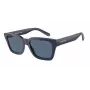 ARNETTE unisex zonnebril AN4334-122180 mat zwart montuur grijs gespiegelde zilveren glazen 53mm