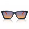 ARNETTE unisex zonnebril AN4334-12422H mat zwart rechthoekig gepolariseerd 53mm