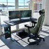Arozzi Arena Large gaming bureau – Forest Green (verstelbare hoogte, microvezel muismat)