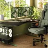 Arozzi Arena Large gaming bureau – Forest Green (verstelbare hoogte, microvezel muismat)