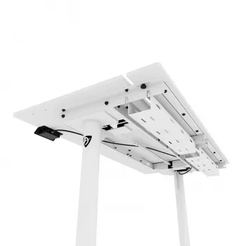 Arozzi Arena Nordico elektrisch zit-sta bureau met dubbele motor, wit