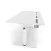 Arozzi Arena Nordico elektrisch zit-sta bureau met dubbele motor, wit