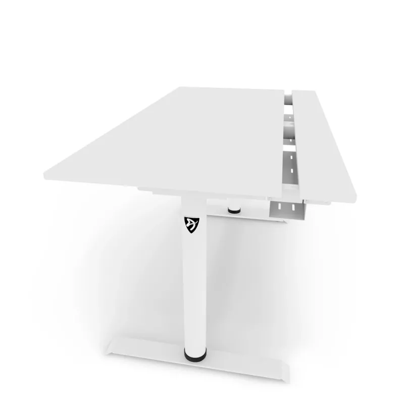 Arozzi Arena Nordico elektrisch zit-sta bureau met dubbele motor, wit