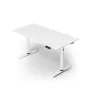 Arozzi Arena Nordico elektrisch zit-sta bureau met dubbele motor, wit