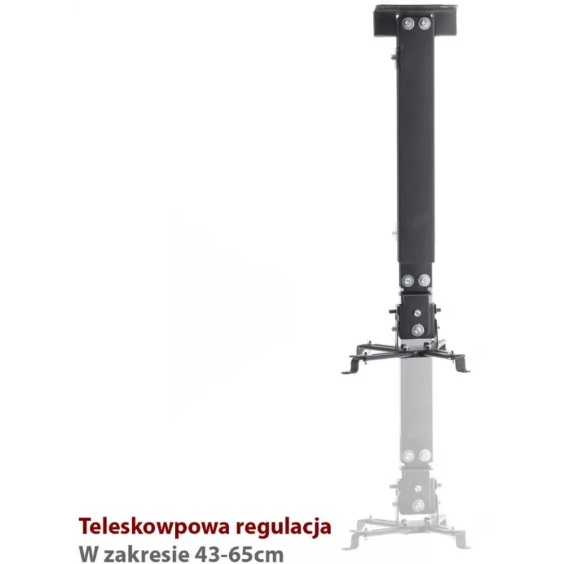 ART P-108 2-in-1 plafond-/wand-projectorhouder, universeel, 15 kg, Zilver