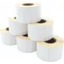 ARTDEV thermotransfer-etikettenrol 50 x 20mm, 85mm AD, 40mm kern, 1500 etiketten/rol, wit papier