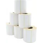 ARTDEV Thermotransfer-etiket rol 90 x 29 mm, 96 mm buitendiameter, 40 mm kern, 1300 etiketten per rol, wit papier, permanent hechtend