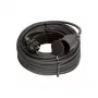 AS Schwabe 60384 25m H07RN-F rubber verlengkabel met Schuko-stekker en -koppeling, zwart, IP44, 16A