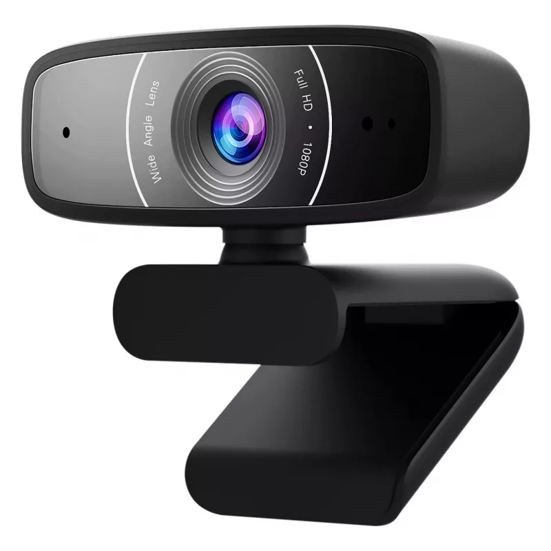 ASUS C3 webcam - Full HD 1080p - ingebouwde microfoon - USB - zwart