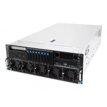 ASUS ESC8000A-E13X 4U rack serverplatform AMD EPYC 9005 8xNVMe 2xM.2 2x10GbE 8xQSFP IPMI R3200W