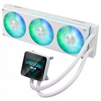 ASUS Prime LC II 360 ARGB LCD White Edition vloeistof-CPU-koeler, 360 mm