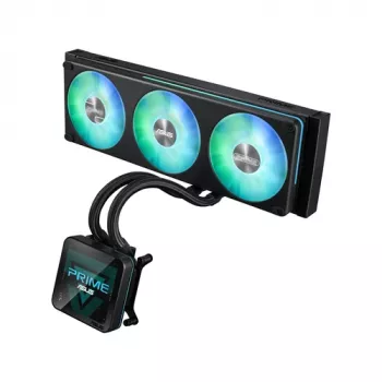 ASUS Prime SLC II 360 ARGB LCD AIO vloeistof CPU-koeler, 360-mm radiator, 3 x 120-mm ARGB-ventilatoren, LGA 1851/1700/1200/115x/AM5/AM4