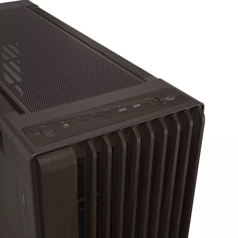 ASUS ProArt PA602 Wood Edition Retro Brown - metalen behuizing midi-tower