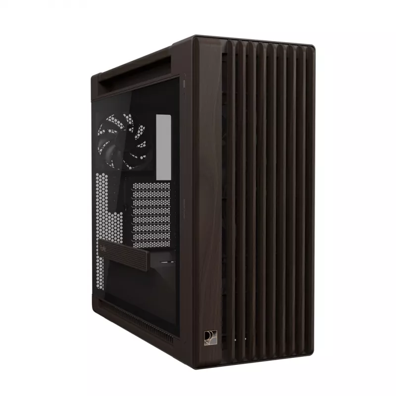 ASUS ProArt PA602 Wood Edition Retro Brown - midi-tower met gehard glas