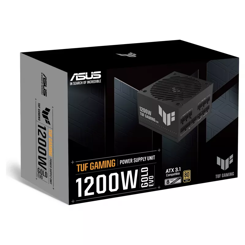 ASUS TUF Gaming 1200G EVO 1200W 80+ Gold volledig modulaire ATX-voeding
