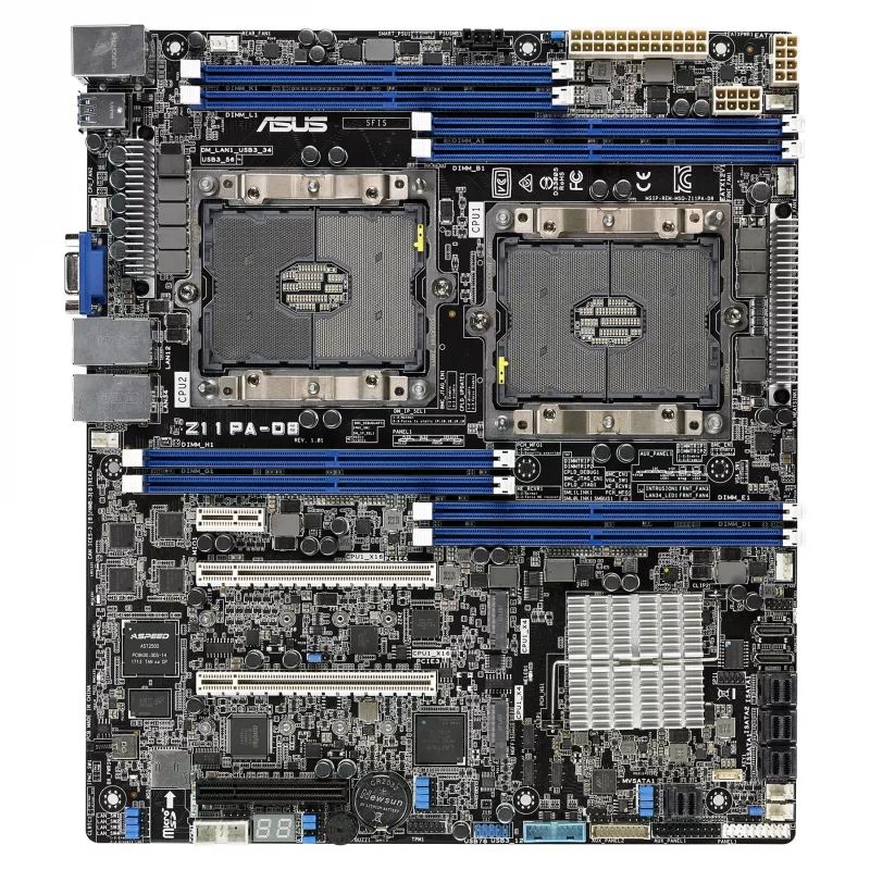 ASUS Z11PA-D8 servermoederbord - dual socket P LGA 3647, Intel C621, SSI CEB, IPMI
