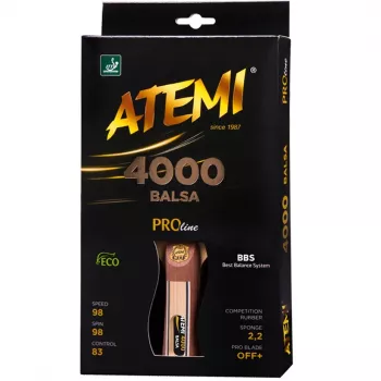 Atemi 4000 Balsa anatomisch tafeltennisbat
