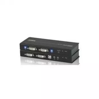 ATEN CE604-AT-G KVM-extender – 2x DVI, audio, USB, RS-232, 60m