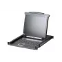 ATEN CL1000M-ATA-DNG 17 inch LCD-slideaway-console met USB-KVM, 1U-rackmontage
