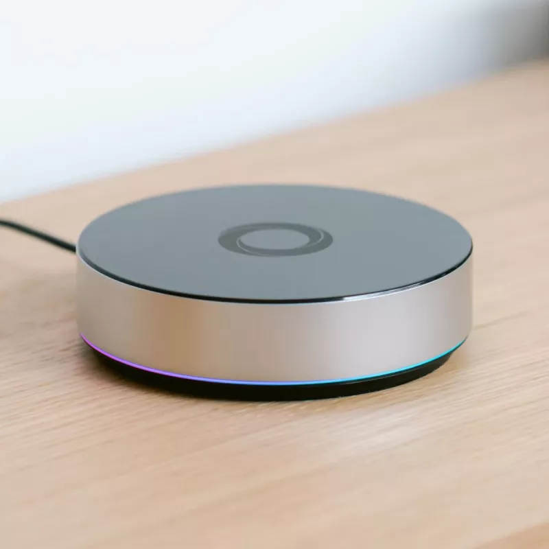 Athom Homey Bridge smart home controller - Zigbee, Z-Wave, Bluetooth, Wi-Fi - zwart/zilver