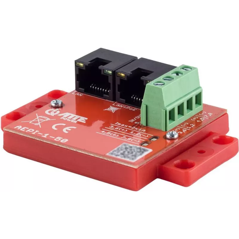 ATTE AEPI-1-50 passieve PoE-adapter 1-kanaals 10/100/1000 Mbps Gigabit Ethernet
