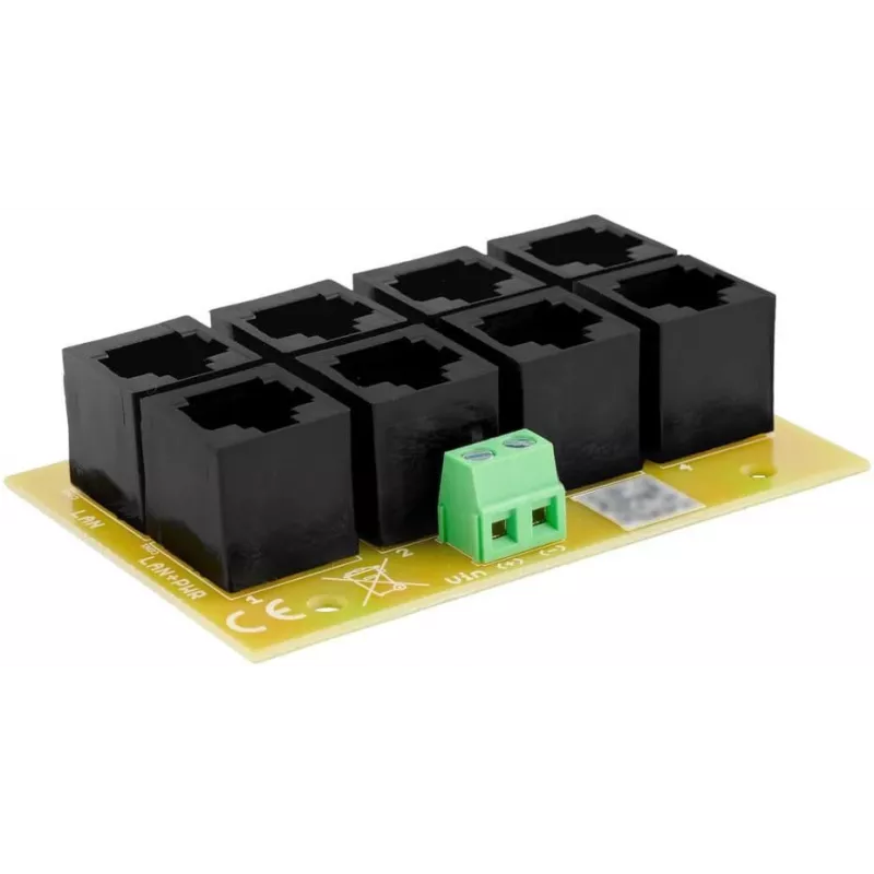 ATTE AEPI-4-10-OF 4-kanaals passieve PoE-adapter, 10/100 Mbps