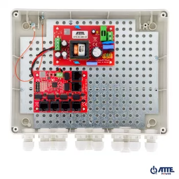 ATTE IP-5-11-L2 externe 5-poorts PoE-switch voor 5 IP-camera's